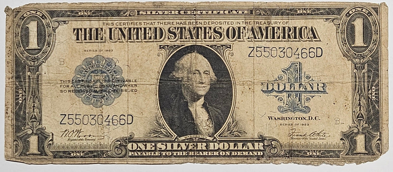 $1.00 1923 Silver Certificate . . . . Good