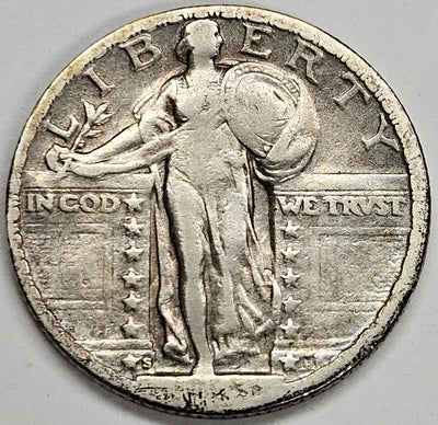 1923-S Standing Liberty Quarter Very Fine