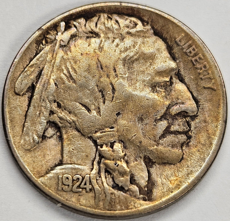 1924 Buffalo Nickel . . . . Choice About Uncirculated