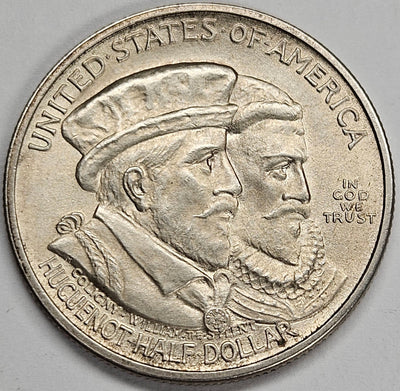 Huguenot Half 1924 Gem Brilliant Uncirculated