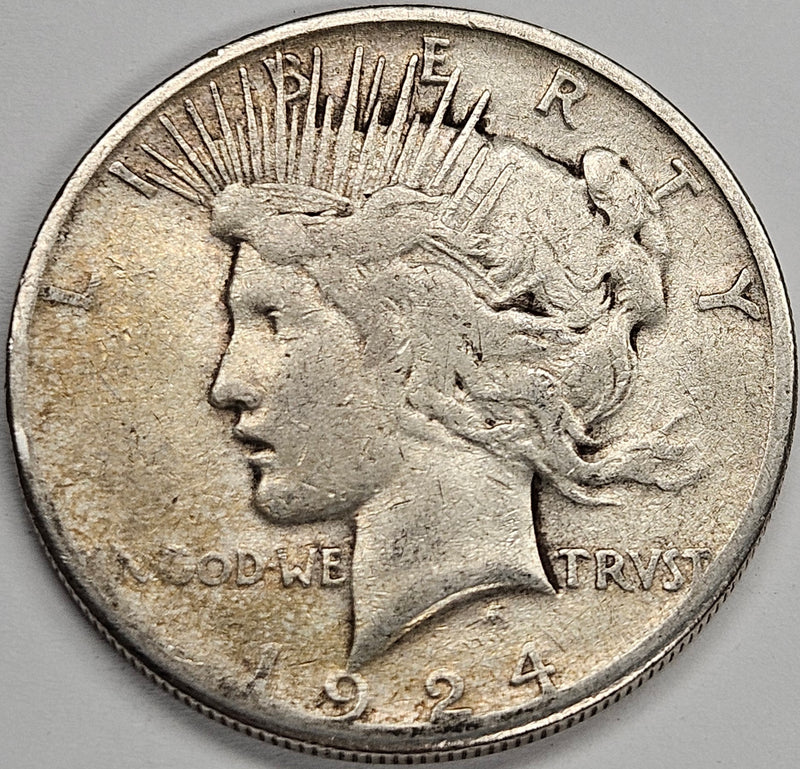 1924-S Peace Dollar . . . . Fine