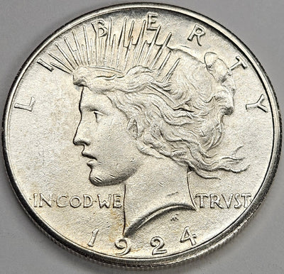 1924-S Peace Dollar Select Brilliant Uncirculated