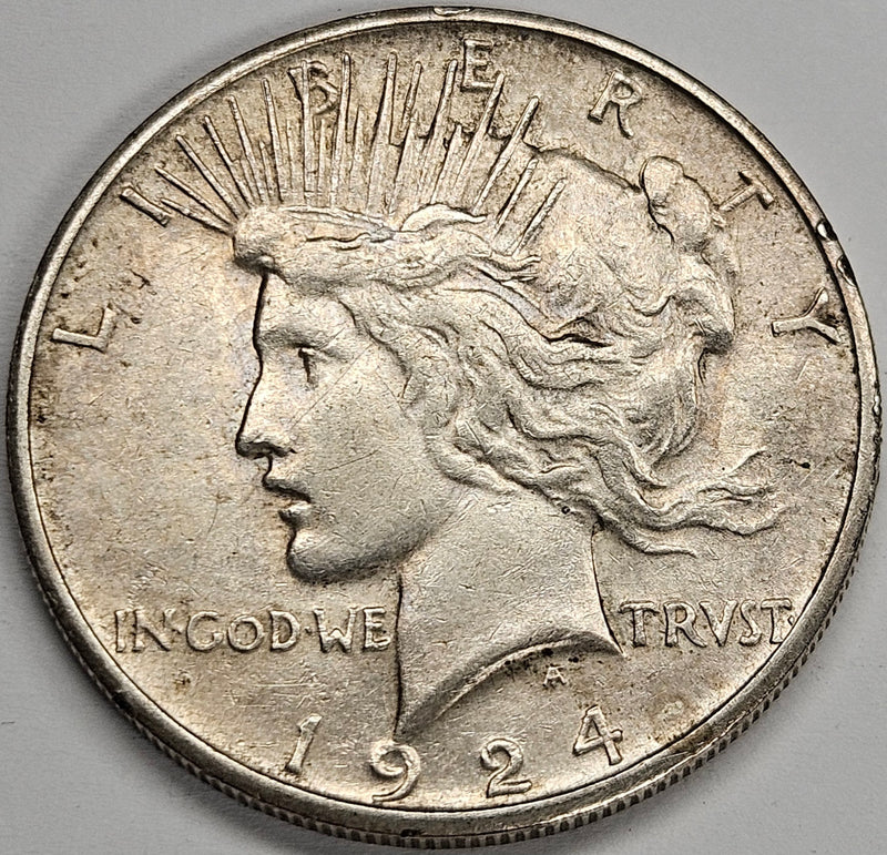 1924-S Peace Dollar . . . . Extremely Fine