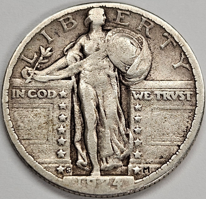 1924-S Standing Liberty Quarter . . . . Very Fine