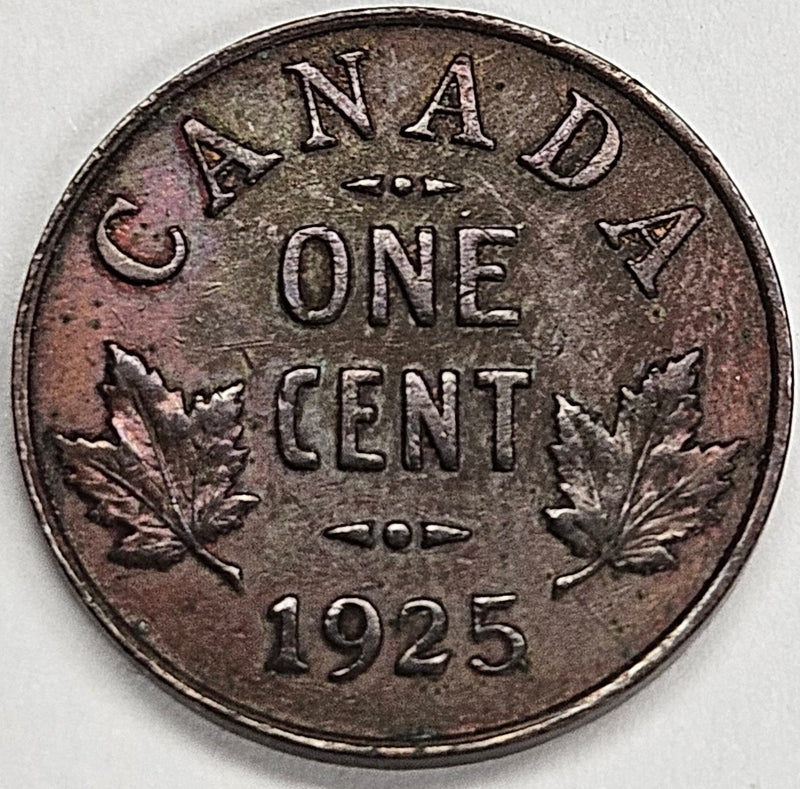 1925 Canadian Cent Extremely Fine