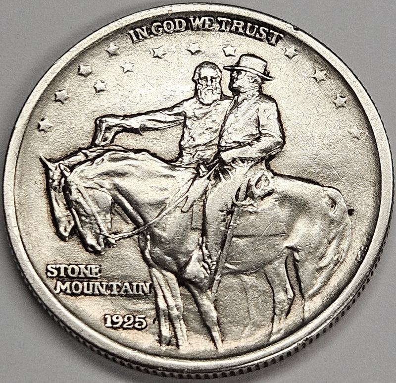 Stone Mountain Half 1925 . . . . Choice About Uncirculated