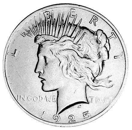 1925 Peace Dollar Select Brilliant Uncirculated
