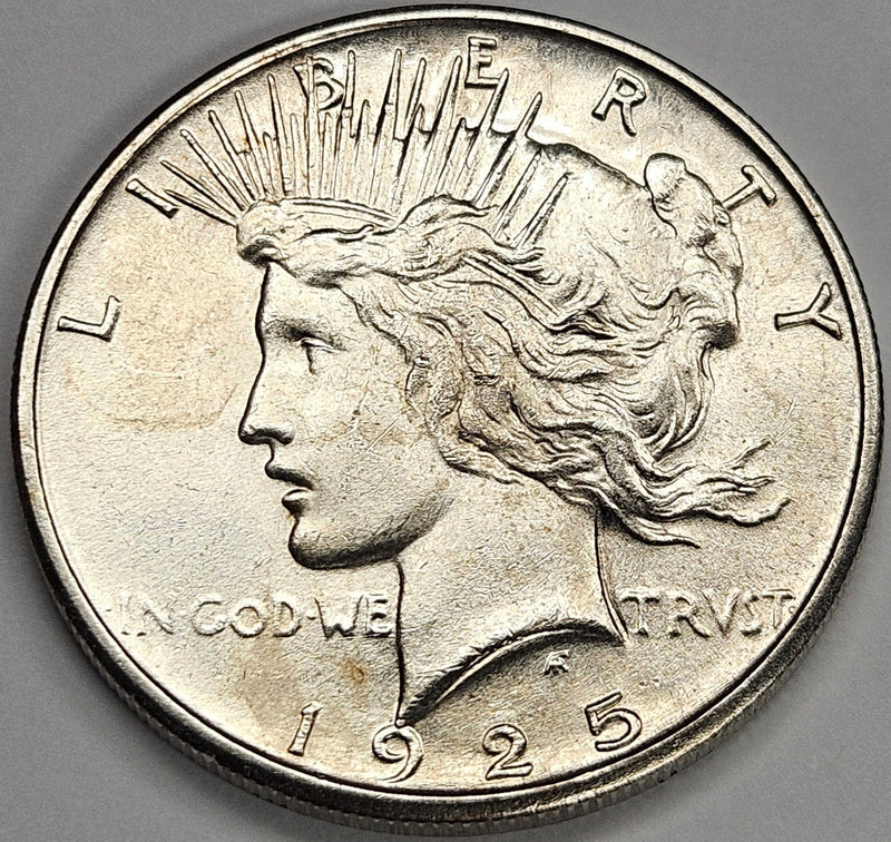 1925-S Peace Dollar Select BU +