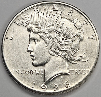 1926 Peace Dollar Choice About Uncirculated