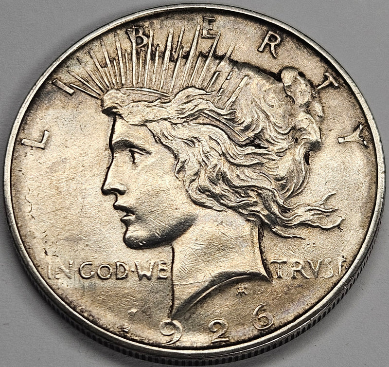 1926-D Peace Dollar . . . . BU cleaned