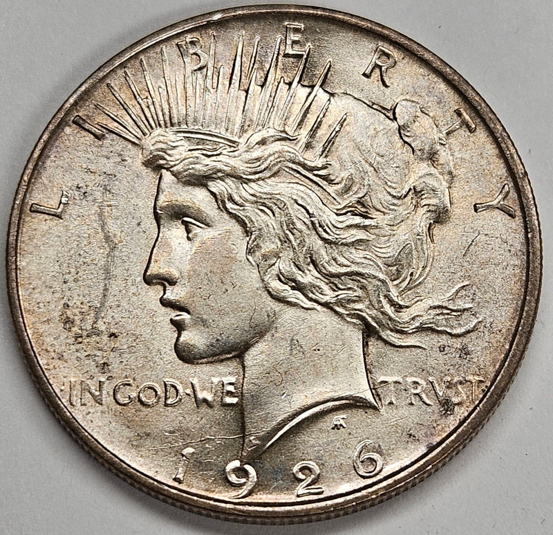 1926-D Peace Dollar Choice BU+