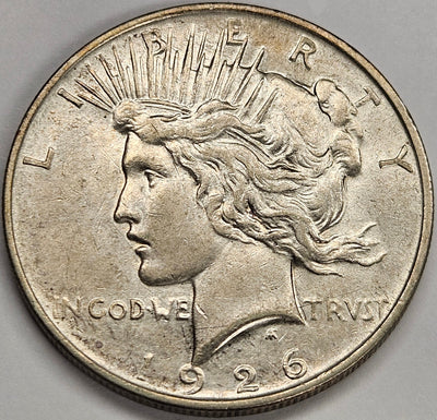 1926-D Peace Dollar XF/AU
