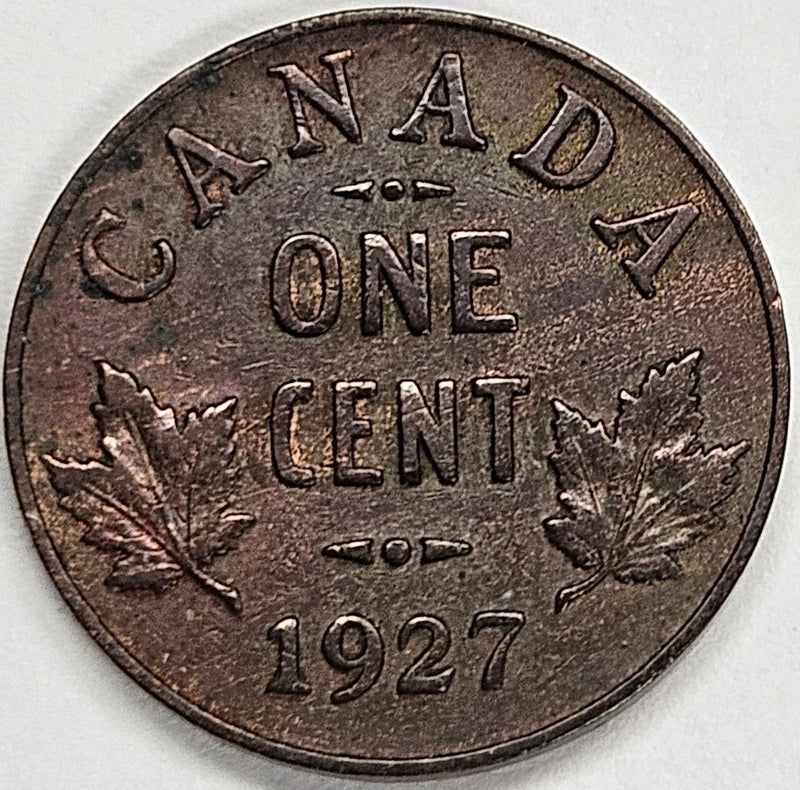 1927 Canadian Cent Choice About Uncirculated