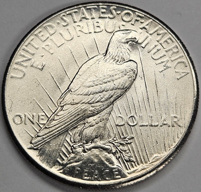 1927 Peace Dollar . . . . BU cleaned