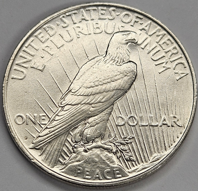 1927-D Peace Dollar . . . . BU lightly cleaned