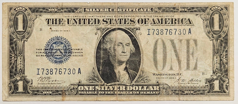 $1.00 1928 A Silver Certificate . . . . Fine