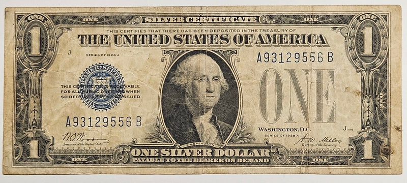 $1.00 1928 A Silver Certificate . . . . Very Good