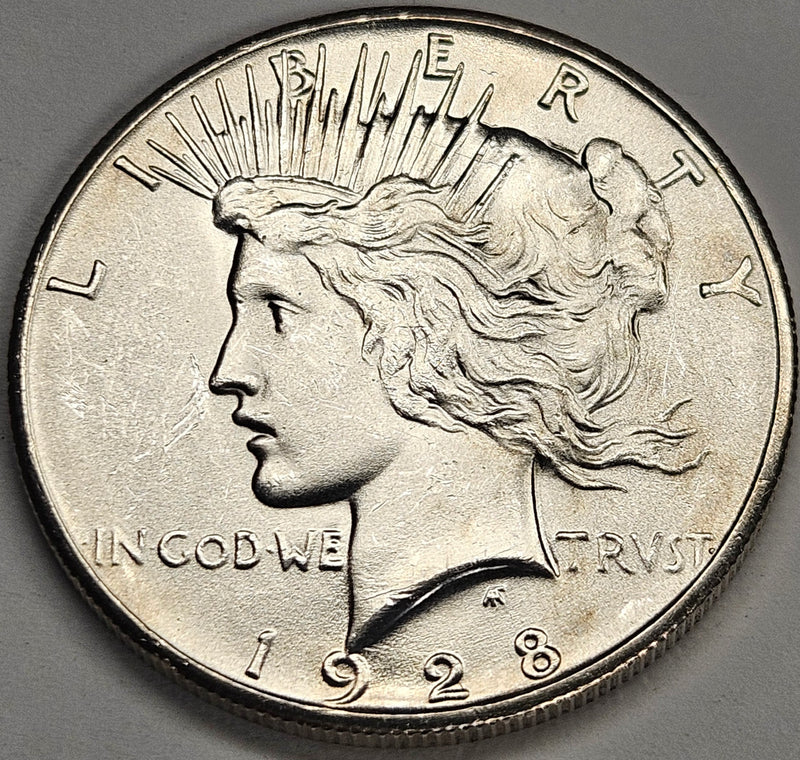 1928 Peace Dollar . . . . Choice Brilliant Uncirculated