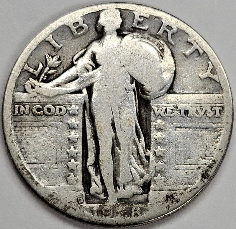 1928-D Standing Liberty Quarter Very Good