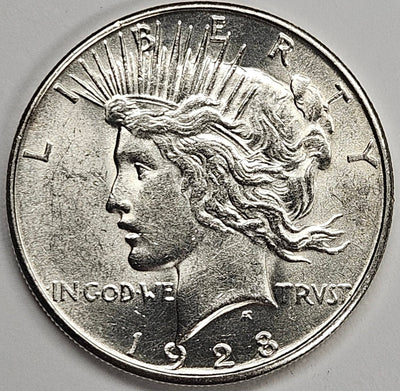 1928-S Peace Dollar Select Brilliant Uncirculated