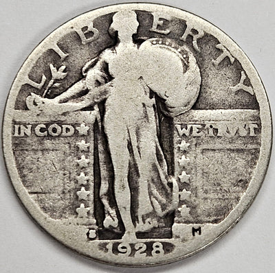 1928-S Standing Liberty Quarter Good