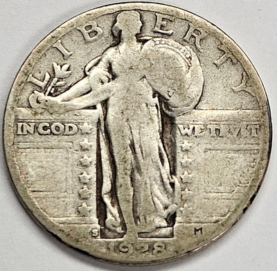 1928-S Standing Liberty Quarter Very Good
