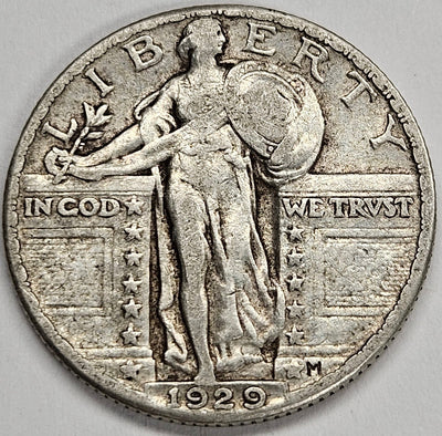 1929 Standing Liberty Quarter Extremely Fine