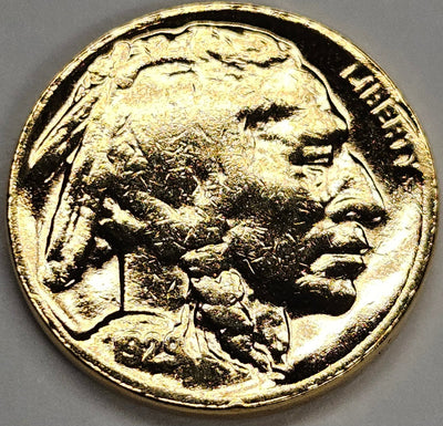 1929-D Buffalo Nickel VG Gold-plated