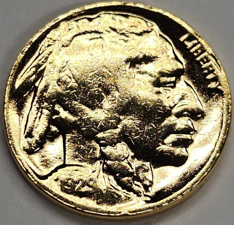 1929-D Buffalo Nickel VG Gold-plated