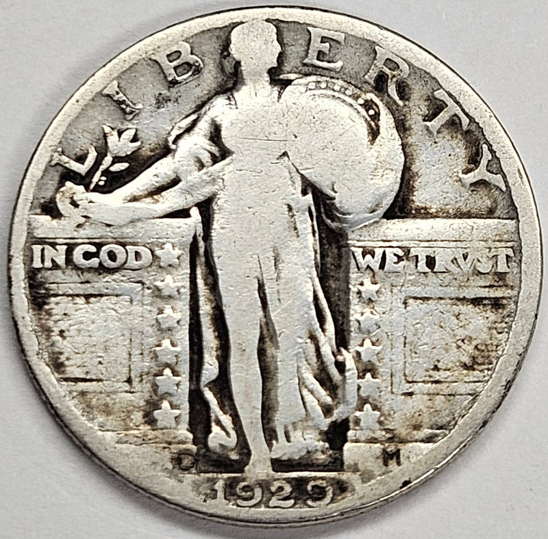1929-D Standing Liberty Quarter Very Good