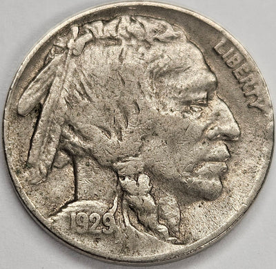1929-S Buffalo Nickel Choice About Uncirculated