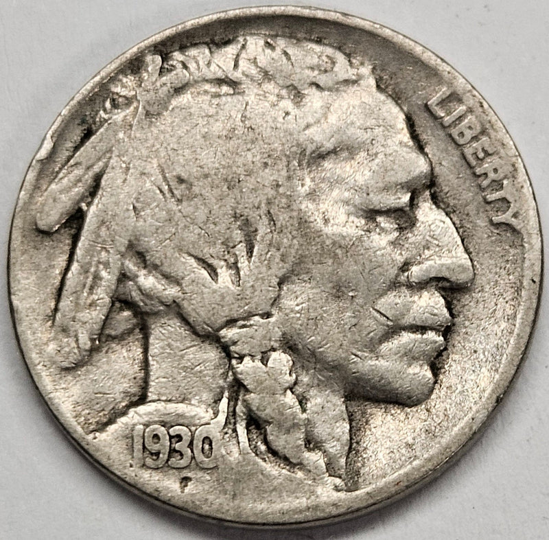1930-S Buffalo Nickel Good