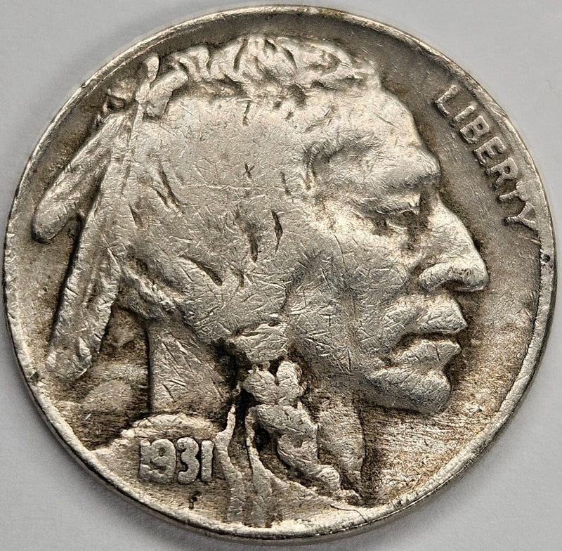 1931-S Buffalo Nickel VF/XF