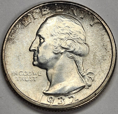 1932-D Washington Quarter Choice BU+