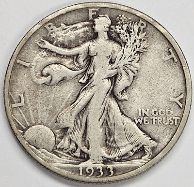 1933-S Walking Liberty Half Very Fine