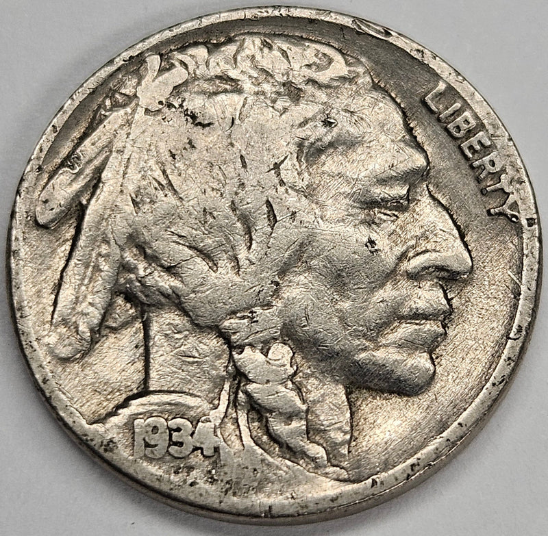 1934 Buffalo Nickel Very Fine