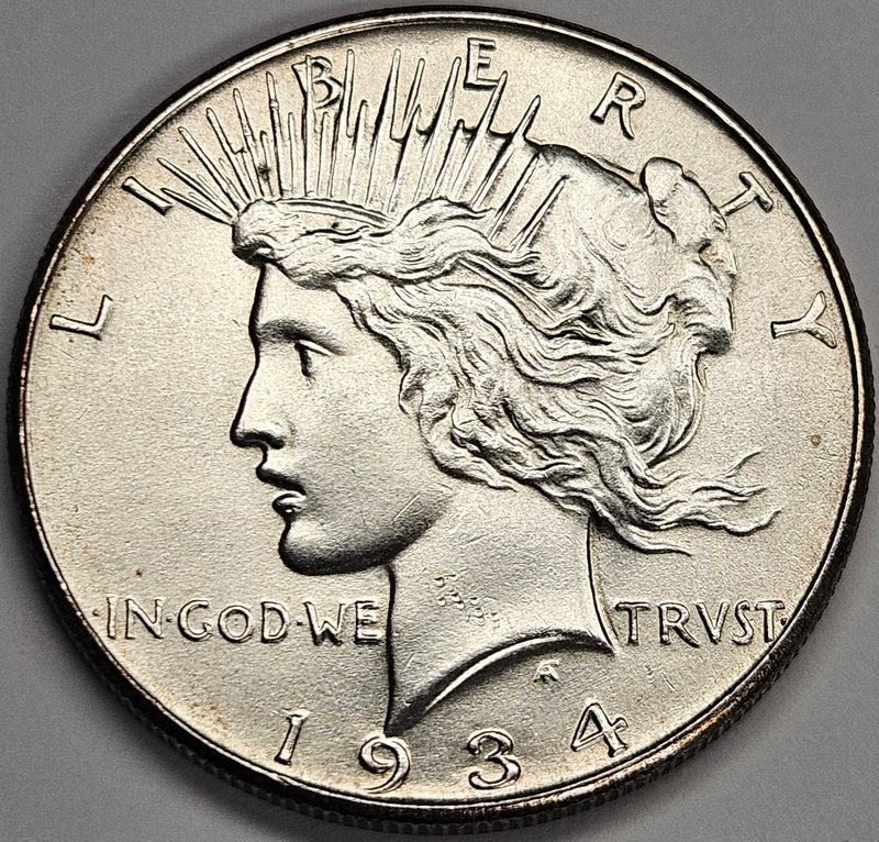 1934 Peace Dollar . . . . Select Brilliant Uncirculated
