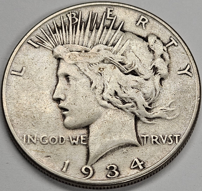 1934 Peace Dollar . . . . Very Fine