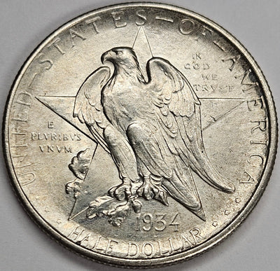 Texas Half 1934 Gem BU+