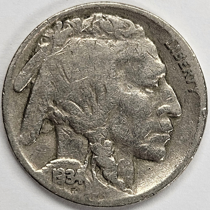 1934-D Buffalo Nickel Good