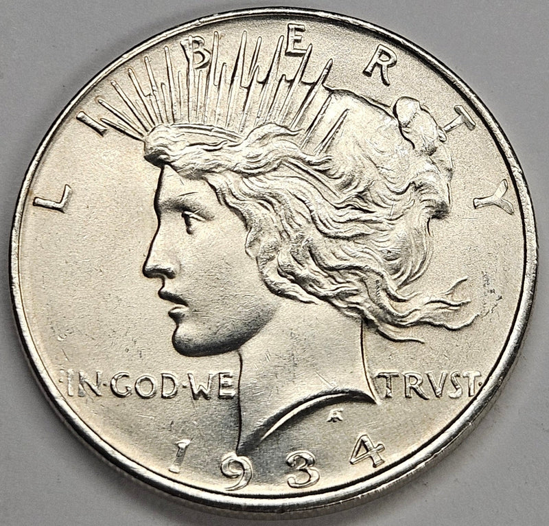 1934-D Peace Dollar Gem Brilliant Uncirculated