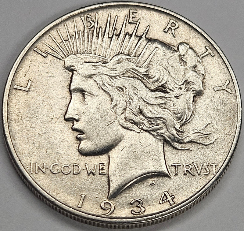 1934-D Peace Dollar VF/XF