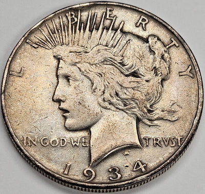 1934-D Peace Dollar Very Fine