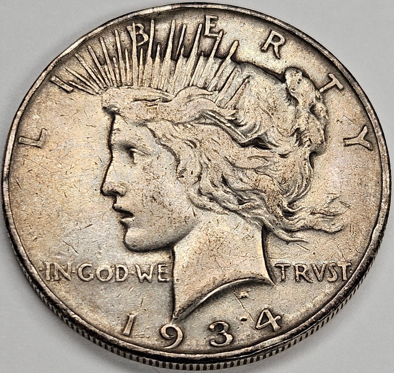 1934-D Peace Dollar Very Fine
