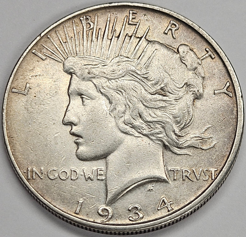 1934-D Peace Dollar Extremely Fine