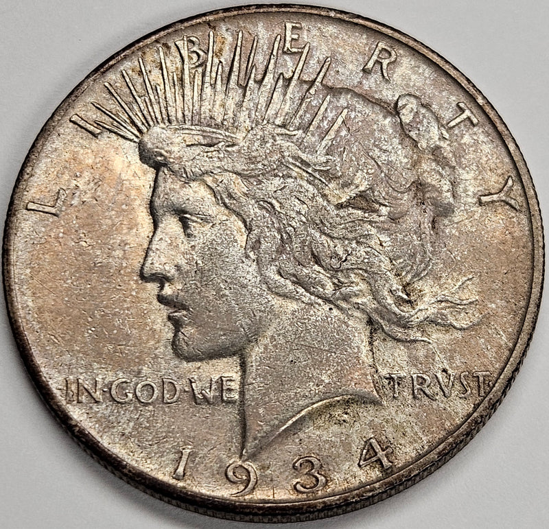 1934-S Peace Dollar . . . . VF/XF