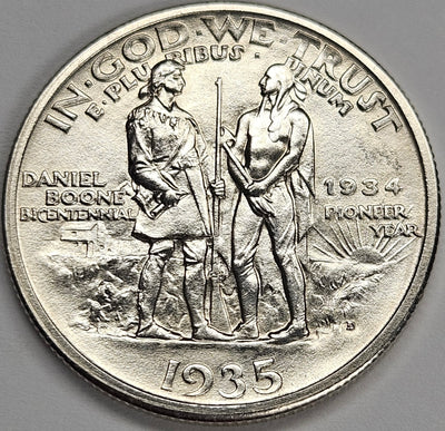 Boone Half 1935/34-D . . . . Gem Brilliant Uncirculated