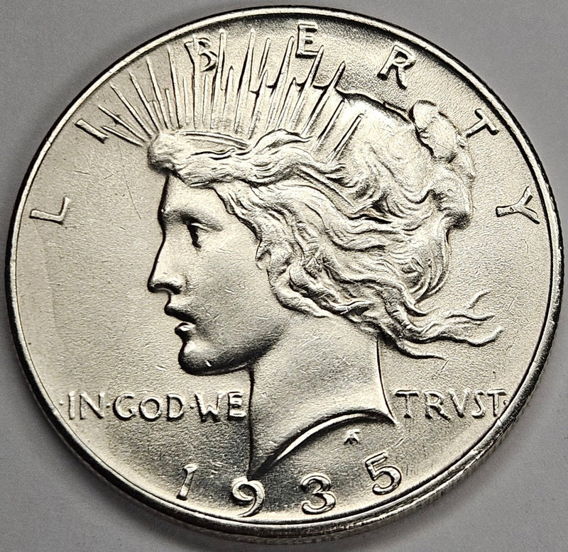 1935 Peace Dollar Choice Brilliant Uncirculated