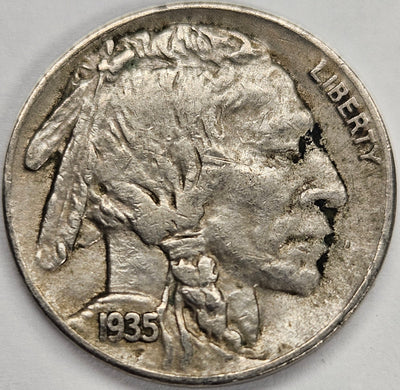 1935-S Buffalo Nickel XF/AU