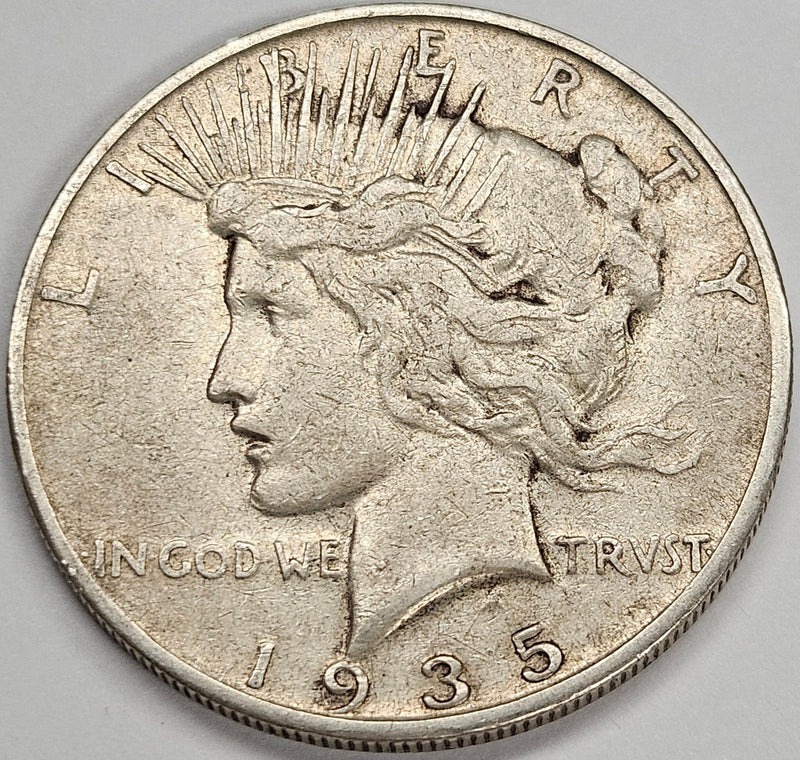 1935-S Peace Dollar Very Fine
